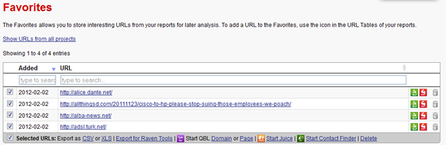 Launch Contact Finder right off your favorites