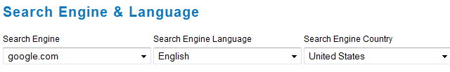 Search Engine, Language and Country Search Engine, Language and Country