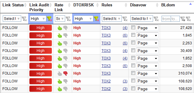 Bad Links found using Link Detox Bad Links found using Link Detox