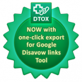 Link Detox integrates with Google Disavow Links Tool