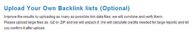 Importing your own backlinks in Link Detox Importing your own backlinks in Link Detox