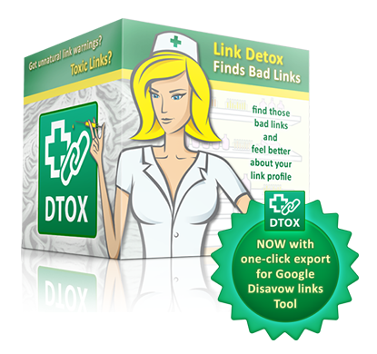 Link Detox tool Link Detox tool