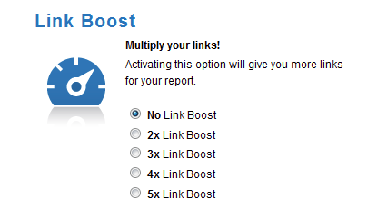 Link Boost feature Link Boost feature