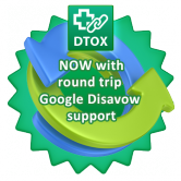 Round Trip Google Disavow Support