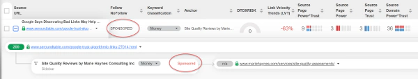 LinkResearchTools showed 100 of the new NoFollow 2.0 attributes on September 11 2019 already, thanks to full recrawling