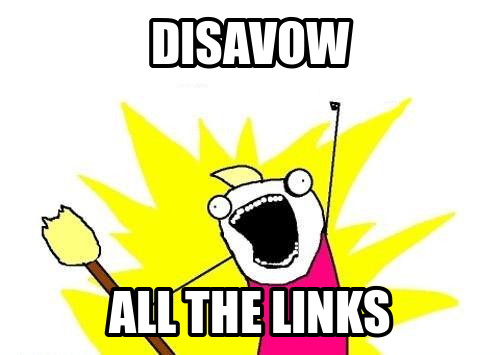 disavow backlinks