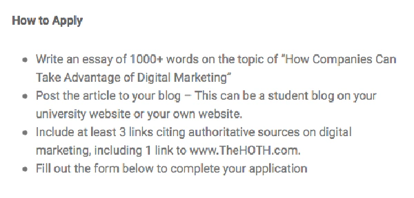 SEO Scholarship