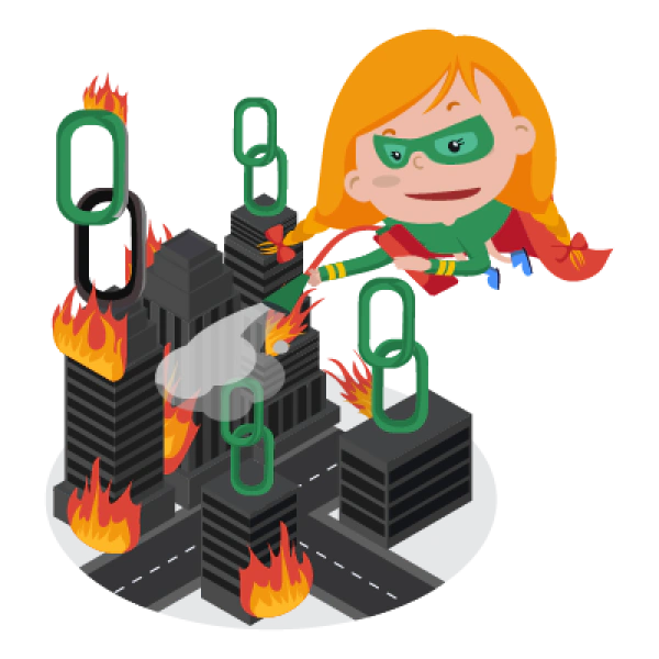 superwoman firefighting high risk backlink profile and saving it from google penalty