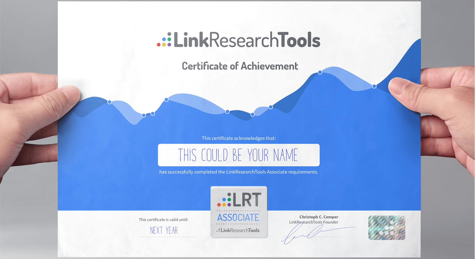 LRT Associate Certificate