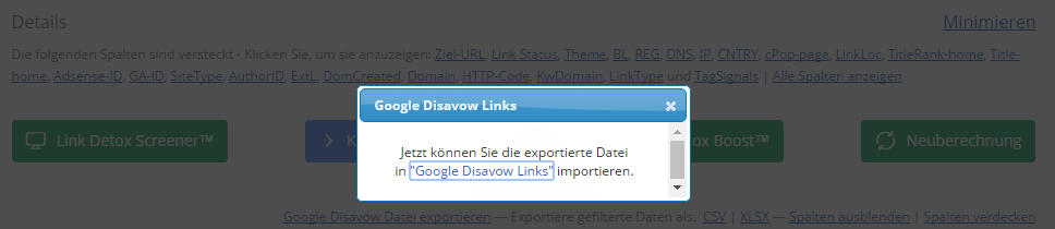 disavow-de